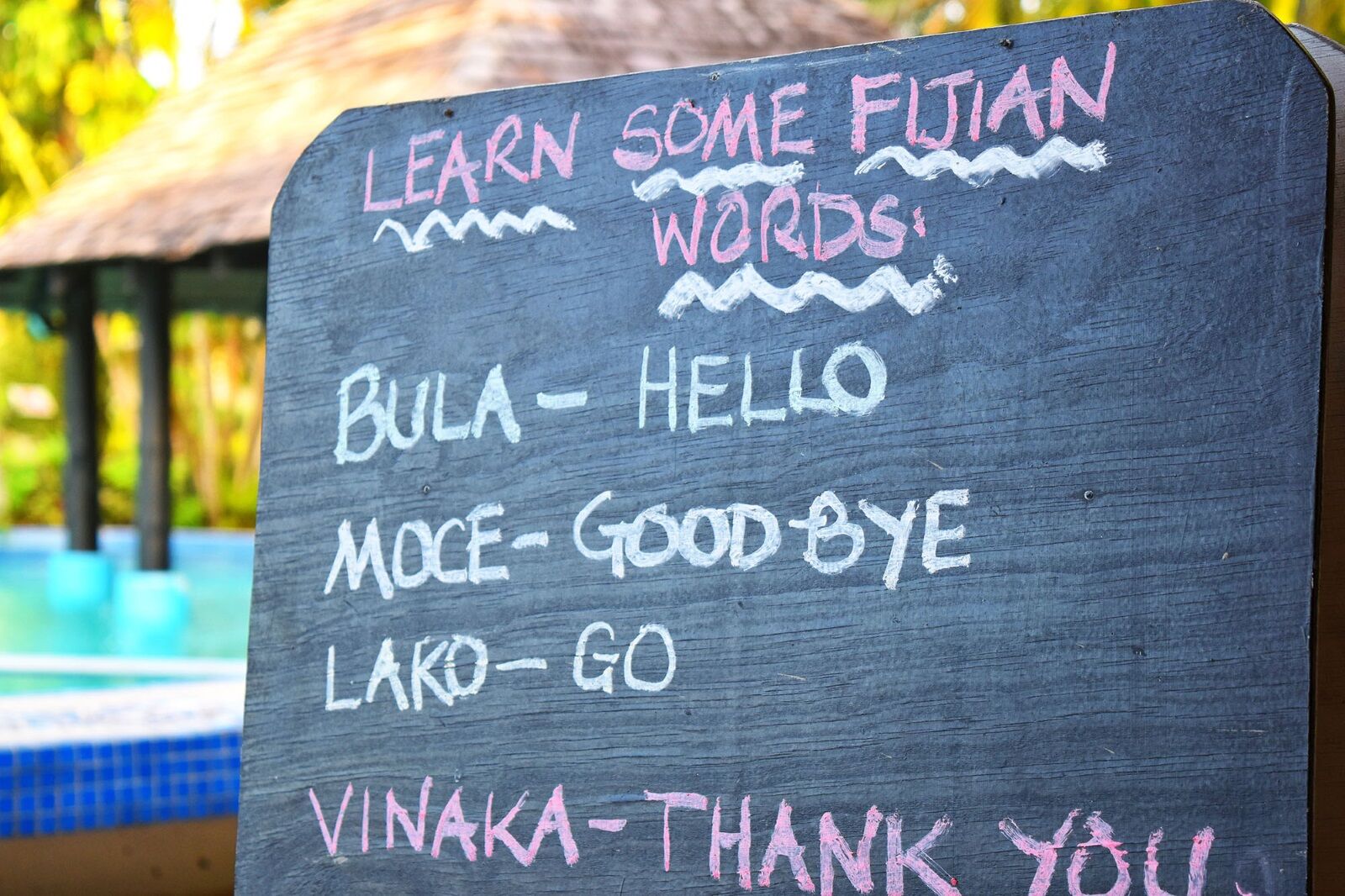 Fijian Words Language